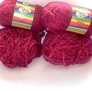 Yarn Bee Icelandic Jewel 3.5oz Garnet 4 skins129 yards( 118 meters)Brushed/Bulky